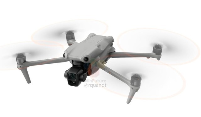 大疆 DJI Air 3 无人机渲染图曝光，搭载双摄像头系统、新款控制器