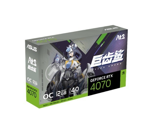 华硕巨齿鲨RTX 4070显卡发布 4999元入手