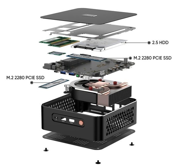 MOREFINE摩方推出新款M600迷你主机：R7 7840HS准系统2999元