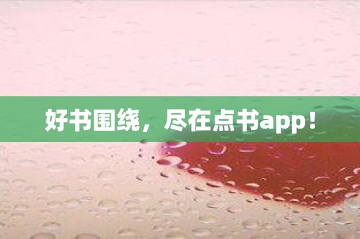 好书围绕，尽在点书app！