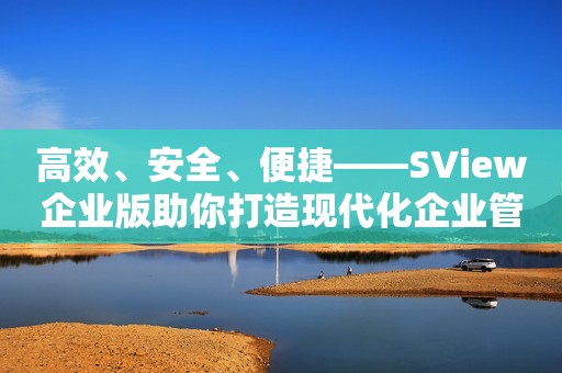 高效、安全、便捷——SView企业版助你打造现代化企业管理模式！