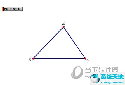 几何画板隐藏点不隐藏标签(几何画板利用按钮显示和隐藏圆与四边形)