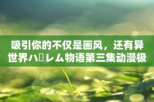 吸引你的不仅是画风，还有异世界ハーレム物语第三集动漫极致的游戏体验！