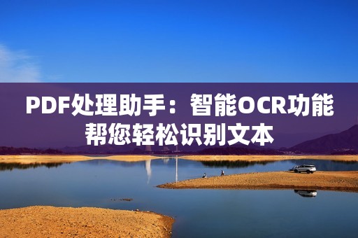 PDF处理助手：智能OCR功能帮您轻松识别文本