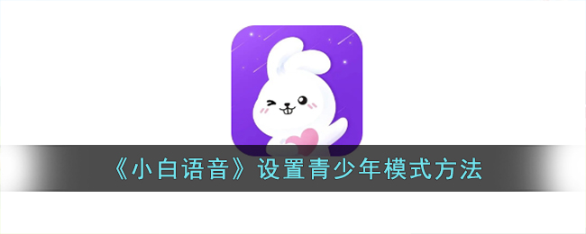 《小白语音》设置青少年模式方法(小白语音app)