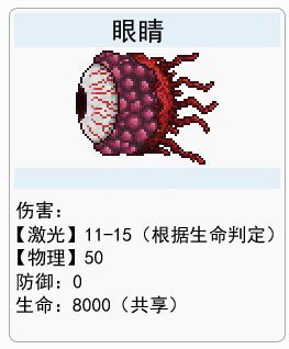 泰拉瑞亚前期boss资料及掉落物详解